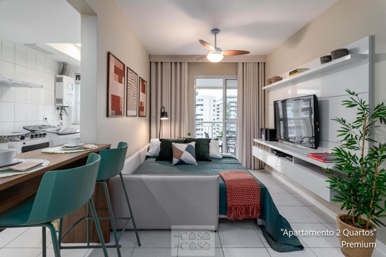 2 Quartos Com Varanda A 300M Riocentro Wi-Fi 120Mbps E Cozinha Completa - Condominio Com Piscina, Estacionamento, Portaria 24H E Parquinho Infantil - Apartamento Indicado Para Grupos, Hospedes A Trabalho E Criancas ريو دي جانيرو المظهر الخارجي الصورة