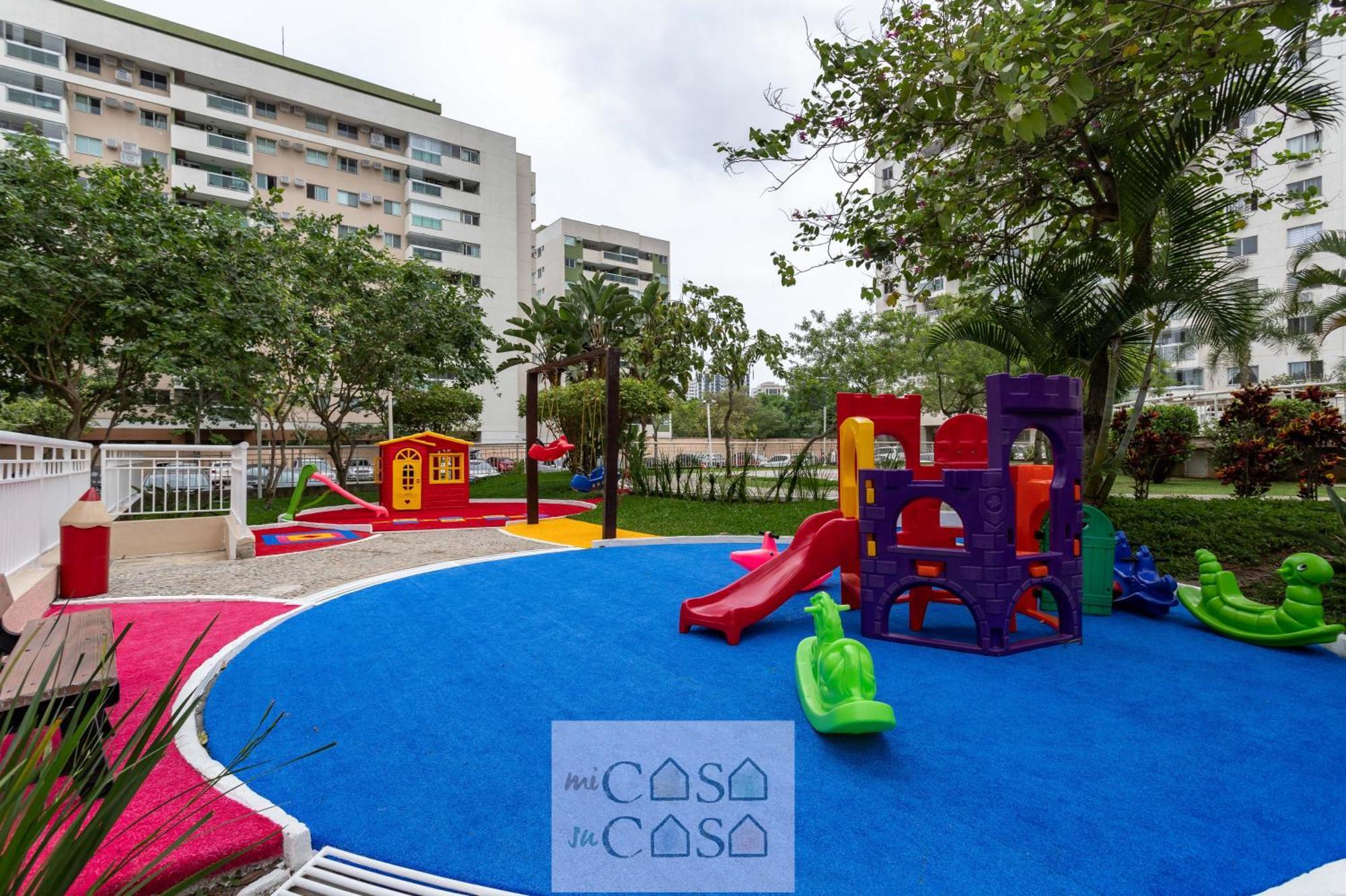 2 Quartos Com Varanda A 300M Riocentro Wi-Fi 120Mbps E Cozinha Completa - Condominio Com Piscina, Estacionamento, Portaria 24H E Parquinho Infantil - Apartamento Indicado Para Grupos, Hospedes A Trabalho E Criancas ريو دي جانيرو المظهر الخارجي الصورة