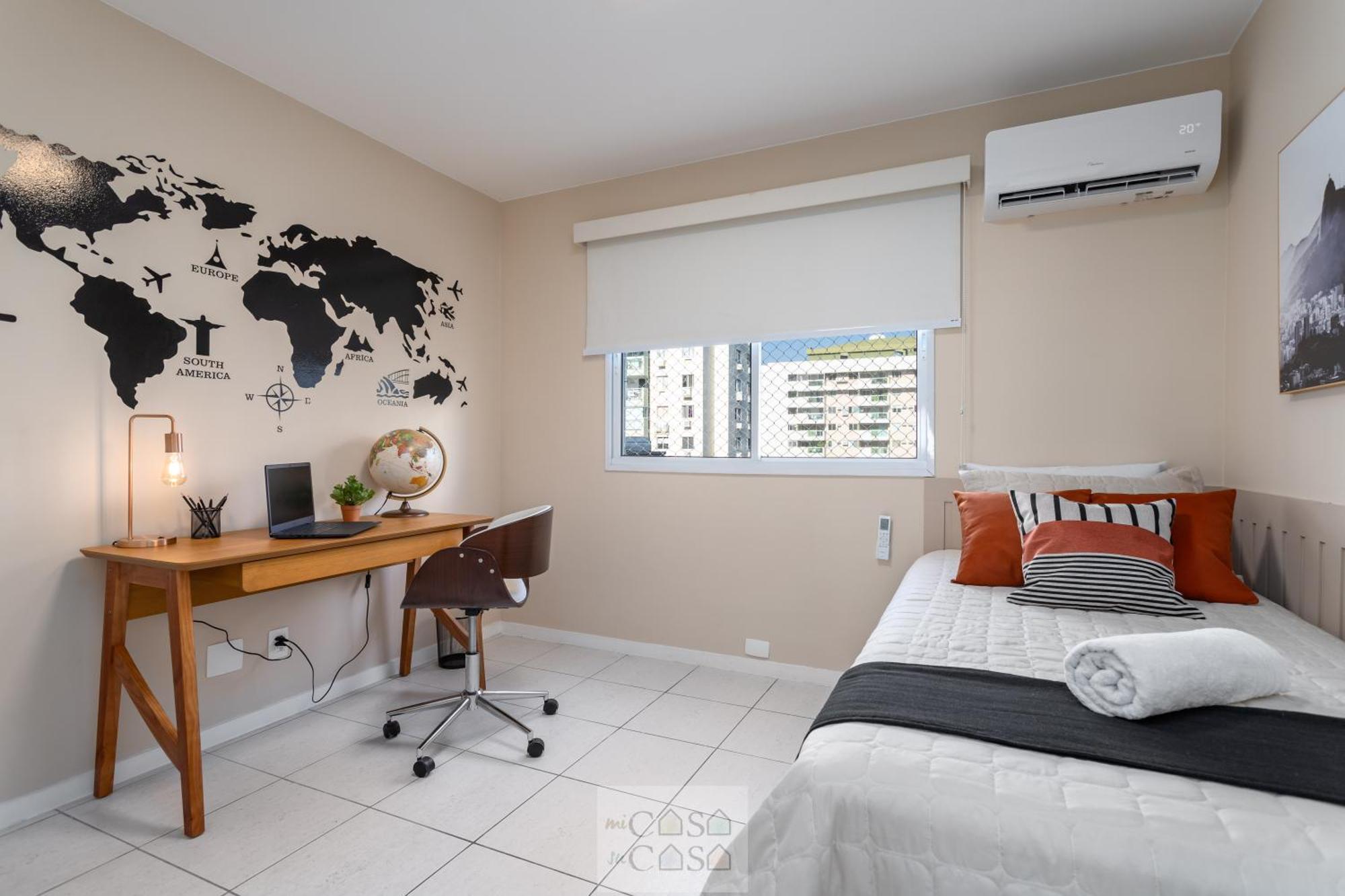 2 Quartos Com Varanda A 300M Riocentro Wi-Fi 120Mbps E Cozinha Completa - Condominio Com Piscina, Estacionamento, Portaria 24H E Parquinho Infantil - Apartamento Indicado Para Grupos, Hospedes A Trabalho E Criancas ريو دي جانيرو الغرفة الصورة