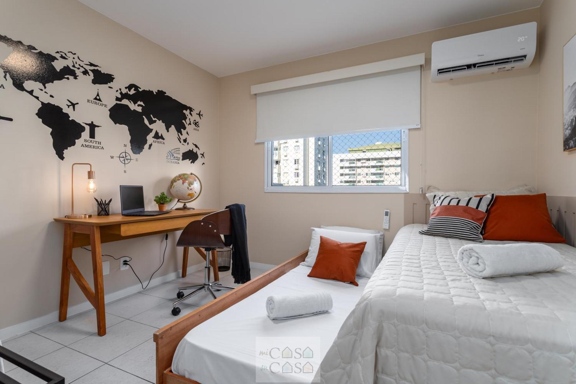 2 Quartos Com Varanda A 300M Riocentro Wi-Fi 120Mbps E Cozinha Completa - Condominio Com Piscina, Estacionamento, Portaria 24H E Parquinho Infantil - Apartamento Indicado Para Grupos, Hospedes A Trabalho E Criancas ريو دي جانيرو الغرفة الصورة