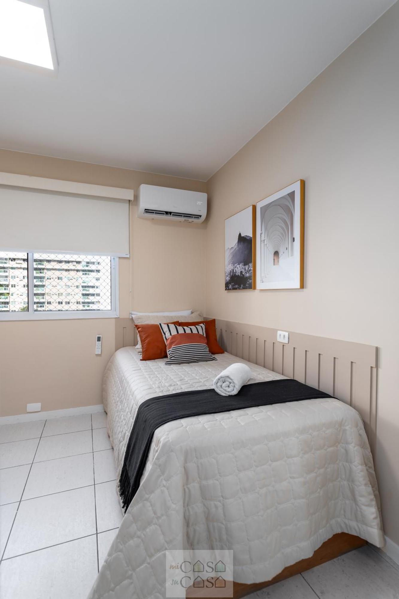 2 Quartos Com Varanda A 300M Riocentro Wi-Fi 120Mbps E Cozinha Completa - Condominio Com Piscina, Estacionamento, Portaria 24H E Parquinho Infantil - Apartamento Indicado Para Grupos, Hospedes A Trabalho E Criancas ريو دي جانيرو الغرفة الصورة