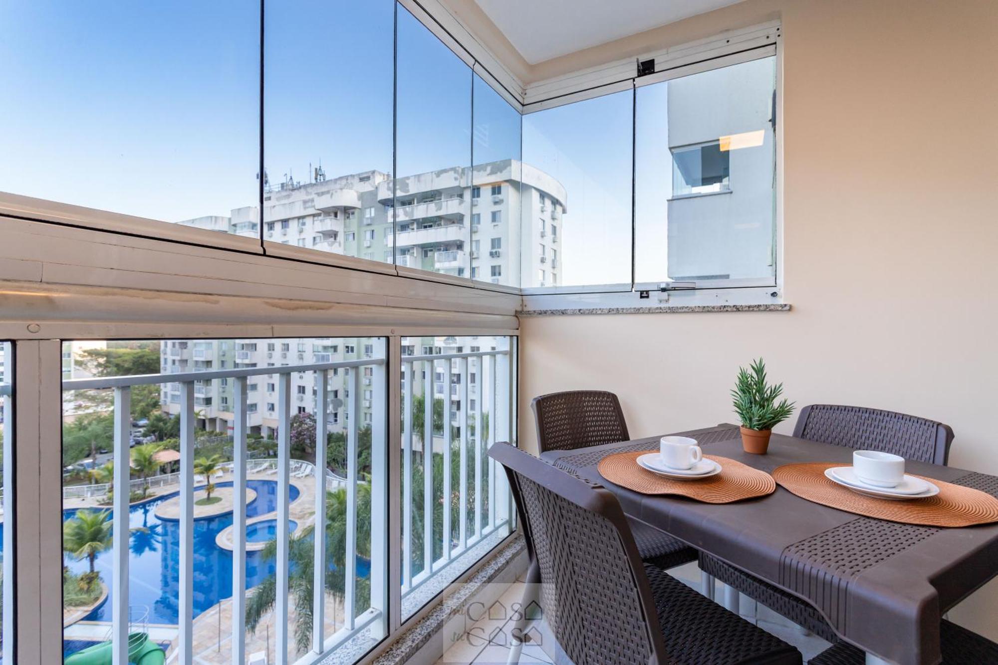 2 Quartos Com Varanda A 300M Riocentro Wi-Fi 120Mbps E Cozinha Completa - Condominio Com Piscina, Estacionamento, Portaria 24H E Parquinho Infantil - Apartamento Indicado Para Grupos, Hospedes A Trabalho E Criancas ريو دي جانيرو المظهر الخارجي الصورة