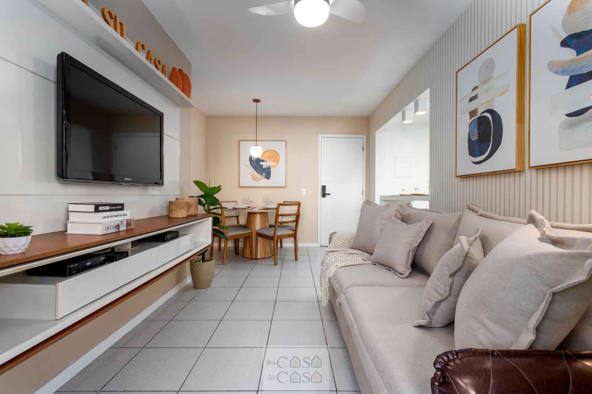 2 Quartos Com Varanda A 300M Riocentro Wi-Fi 120Mbps E Cozinha Completa - Condominio Com Piscina, Estacionamento, Portaria 24H E Parquinho Infantil - Apartamento Indicado Para Grupos, Hospedes A Trabalho E Criancas ريو دي جانيرو الغرفة الصورة