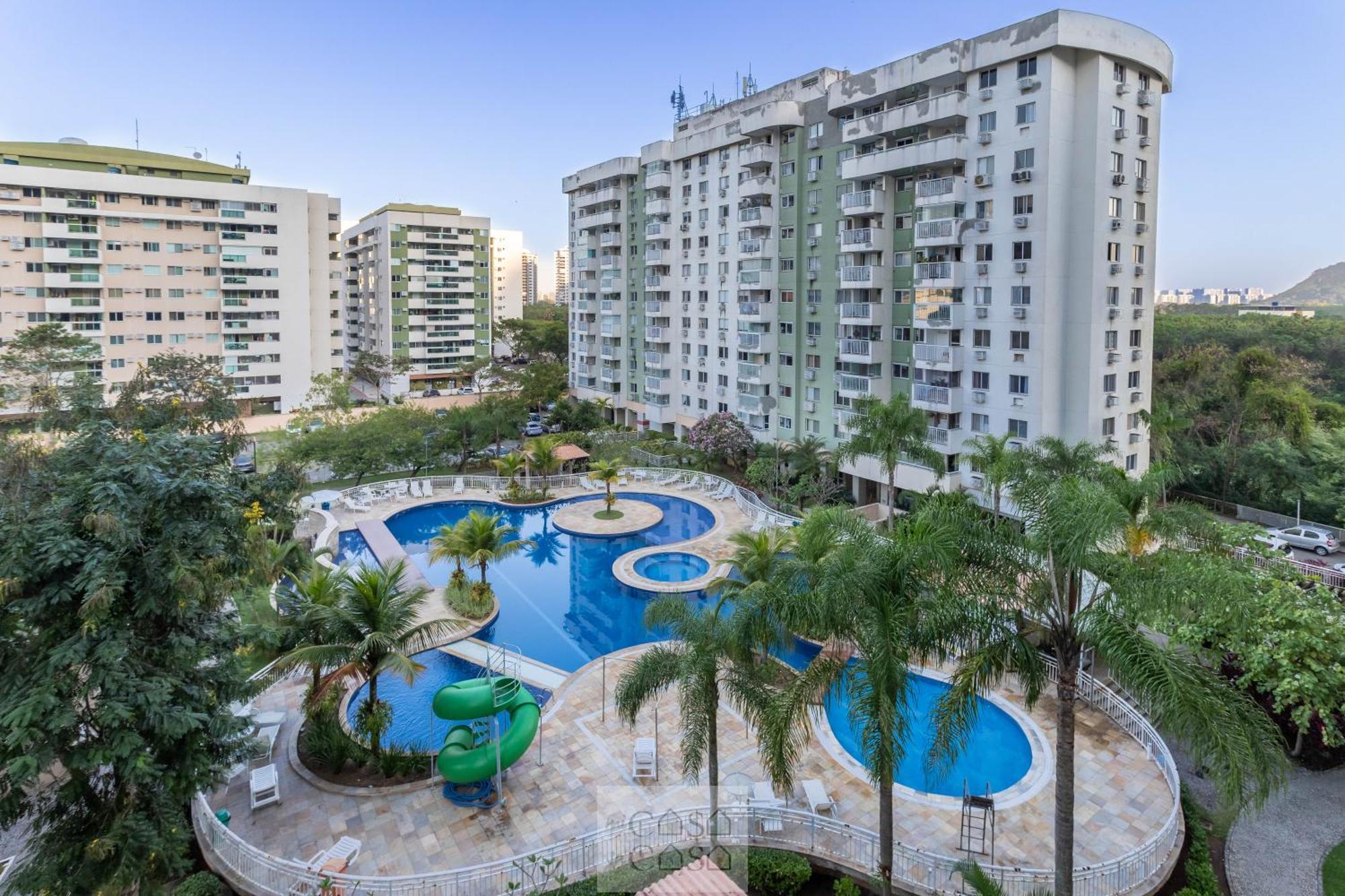 2 Quartos Com Varanda A 300M Riocentro Wi-Fi 120Mbps E Cozinha Completa - Condominio Com Piscina, Estacionamento, Portaria 24H E Parquinho Infantil - Apartamento Indicado Para Grupos, Hospedes A Trabalho E Criancas ريو دي جانيرو المظهر الخارجي الصورة