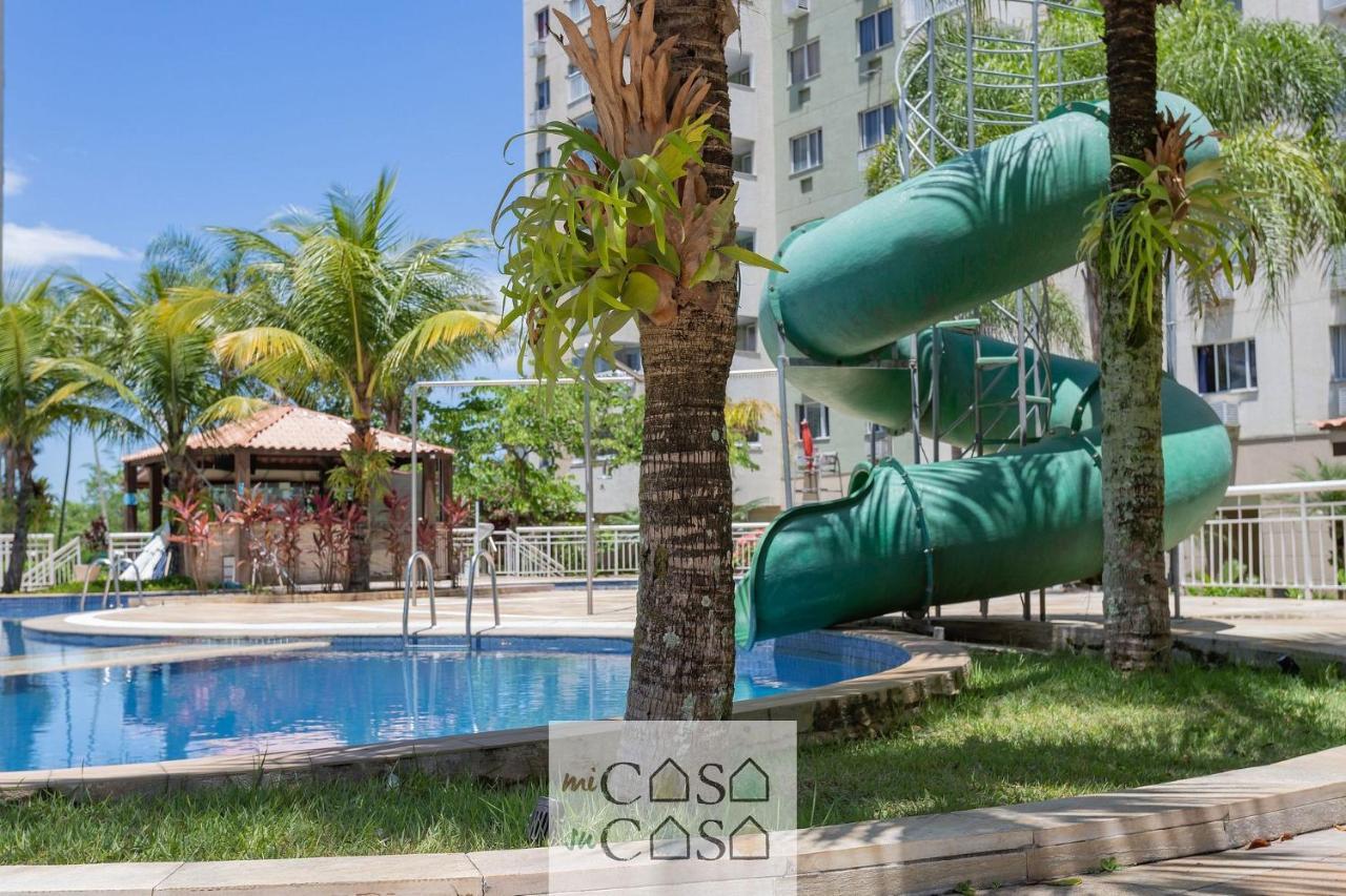2 Quartos Com Varanda A 300M Riocentro Wi-Fi 120Mbps E Cozinha Completa - Condominio Com Piscina, Estacionamento, Portaria 24H E Parquinho Infantil - Apartamento Indicado Para Grupos, Hospedes A Trabalho E Criancas ريو دي جانيرو المظهر الخارجي الصورة