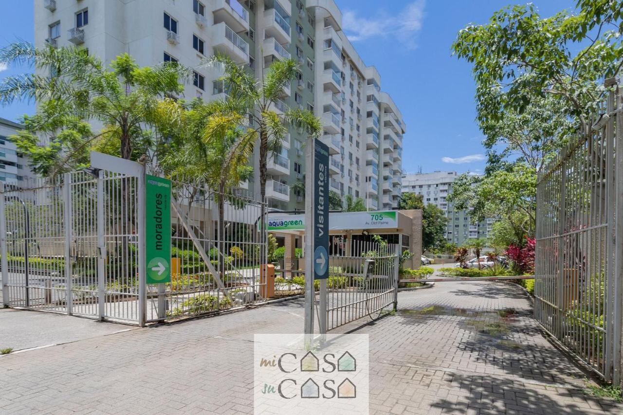 2 Quartos Com Varanda A 300M Riocentro Wi-Fi 120Mbps E Cozinha Completa - Condominio Com Piscina, Estacionamento, Portaria 24H E Parquinho Infantil - Apartamento Indicado Para Grupos, Hospedes A Trabalho E Criancas ريو دي جانيرو المظهر الخارجي الصورة